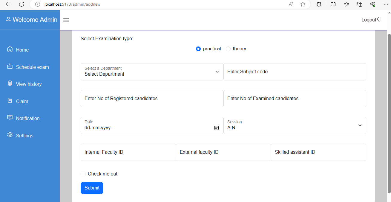 Image of Examiner Management System
